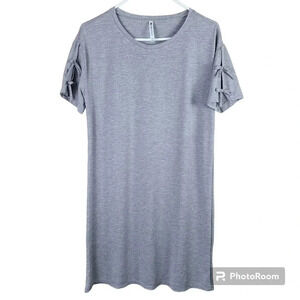 FABLETICS grey short sleeve t shirt dress